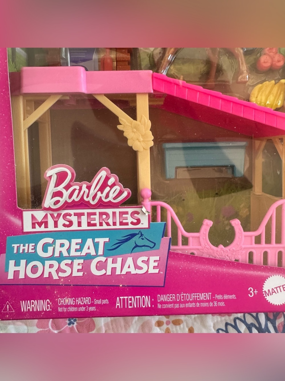 New Barbie Toy Stable Playset Inspired Mysteries: The Great Horse Chase - Picture 2 of 3
